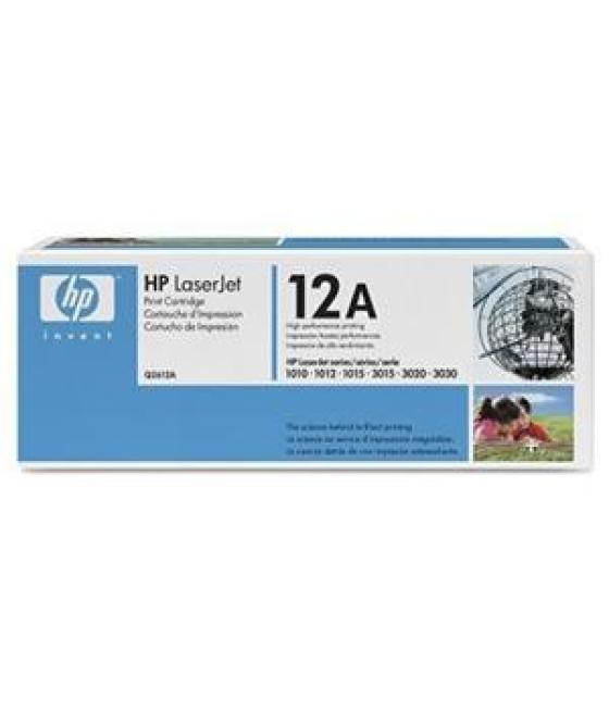 Hp toner negro laserjet 1010/1012/1020/1015/3015/3020/3030 - 12a