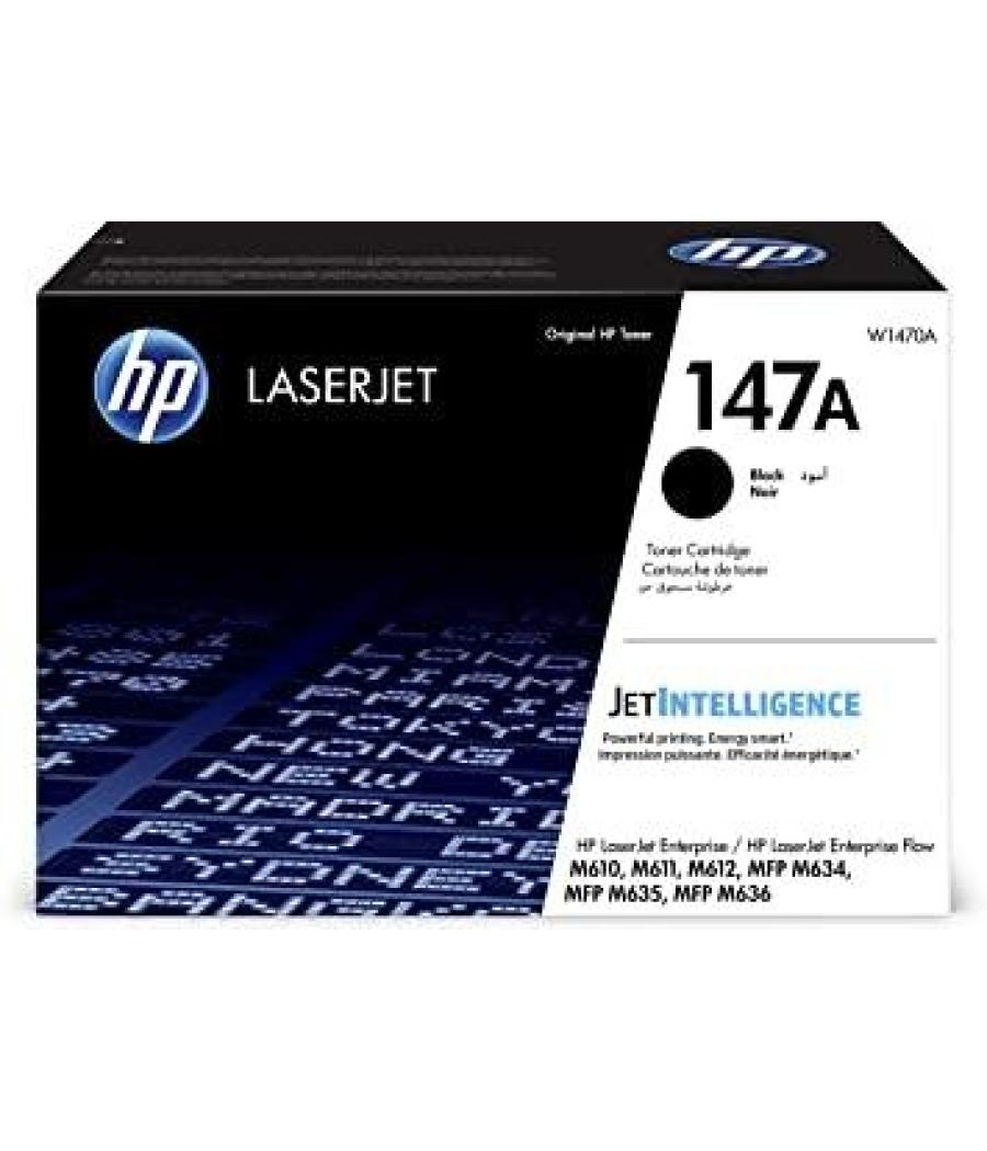 Hp toner negro laser m611, m612, m635, m636 - 147a