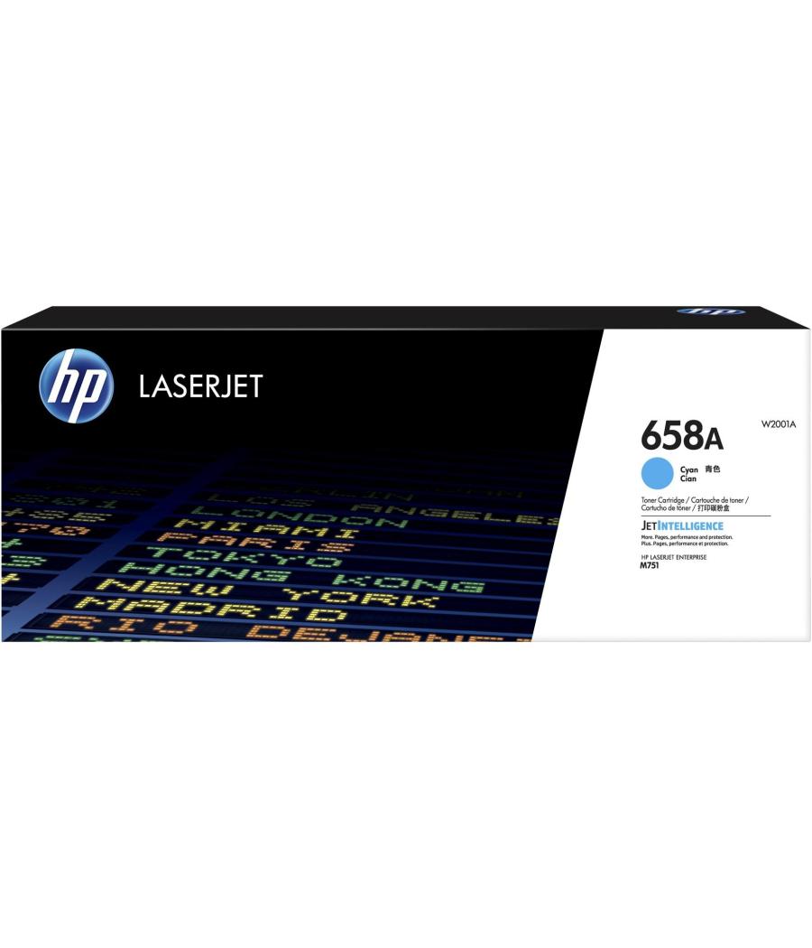 Hp toner cian laserjet enterprise m751, 751dn - 658a