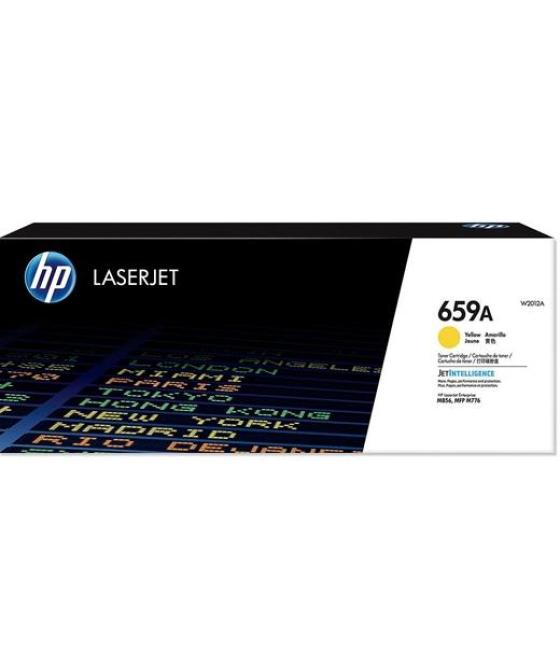 Hp toner amarillo laserjet enterprise mfp m776dn, flow m776zs, m776x, m856dn, m856x - 659a