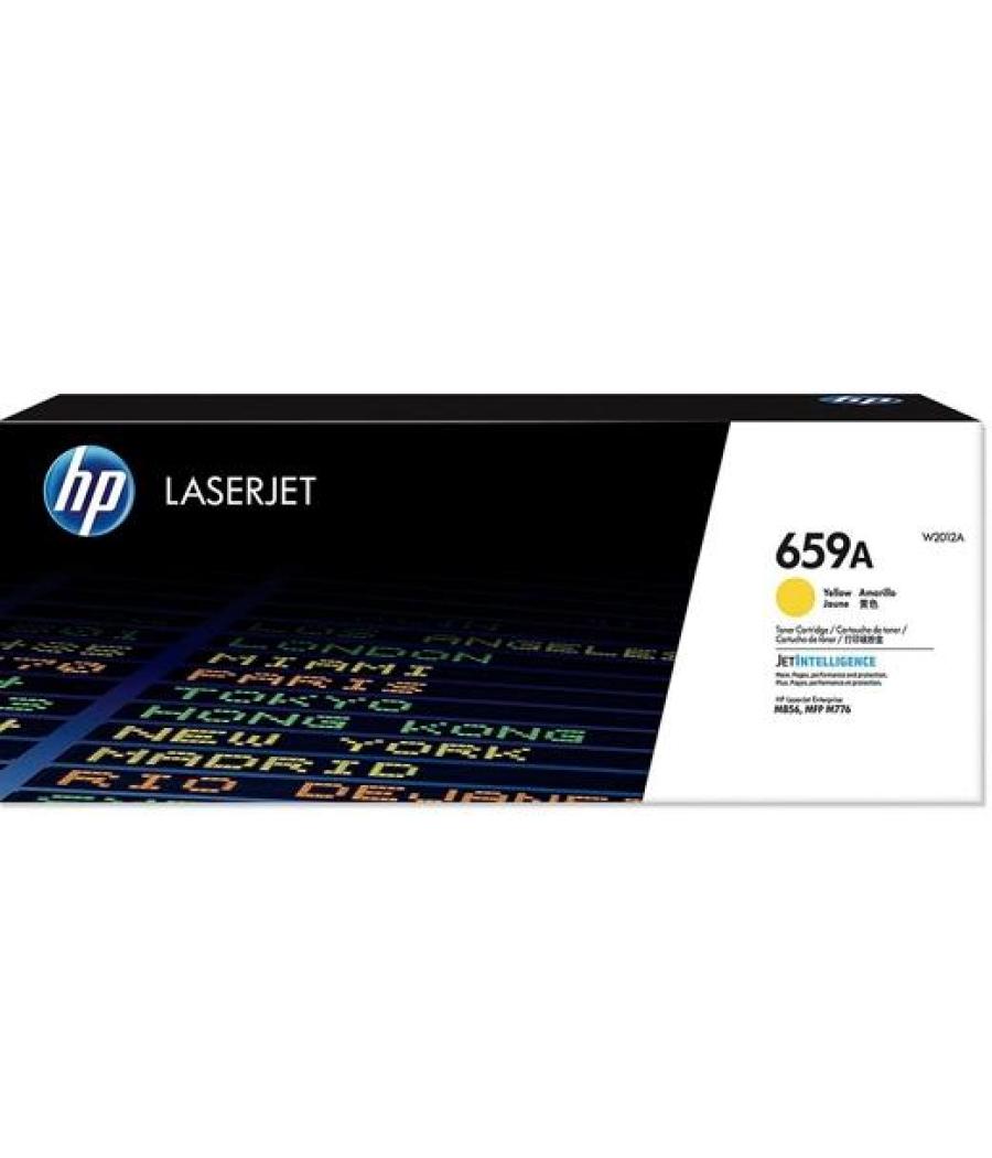 Hp toner amarillo laserjet enterprise mfp m776dn, flow m776zs, m776x, m856dn, m856x - 659a