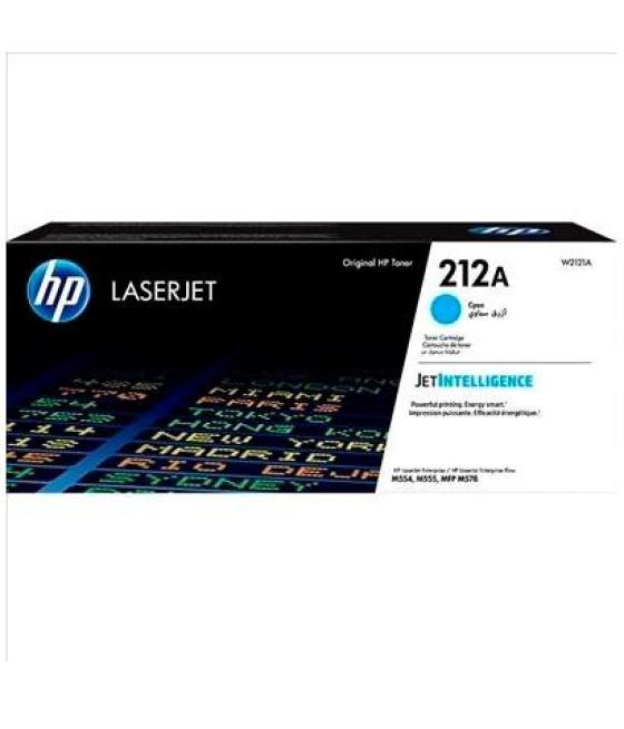 Hp toner cian laserjet enterprise m554, m555, m578 -212a