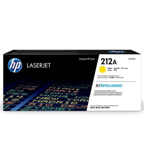 Hp toner amarillo laserjet enterprise m554, m555, m578 -212a