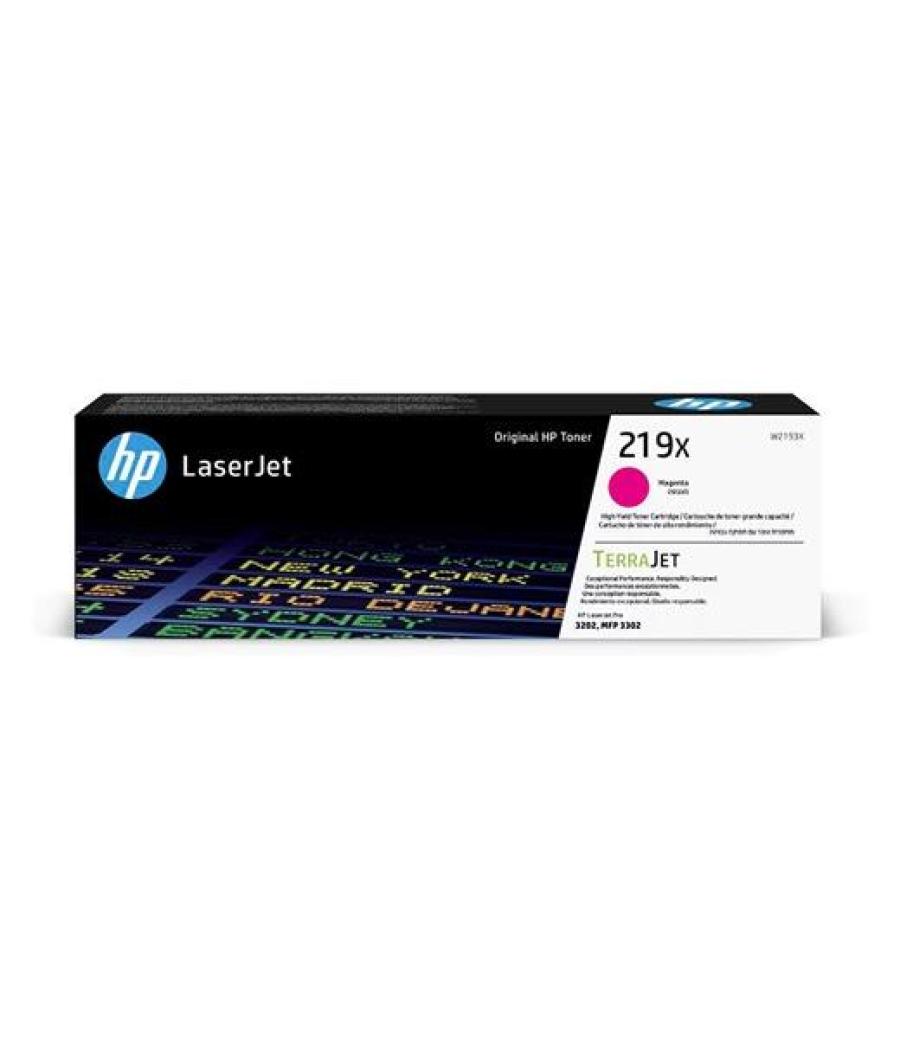 Hp toner magenta laserjet pro 3202 printer, hp laserjet mfp 3302 printer - 219x