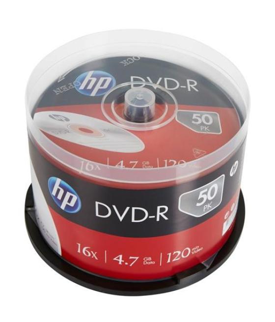 Hewlett packard hp dvd-r 4.7gb, 16x / tarrina de 50 unidades
