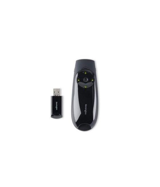 Kensington expert puntero laser verde - conexión inalámbrica usb plug & play a 2,4 ghz - alcance 45m
