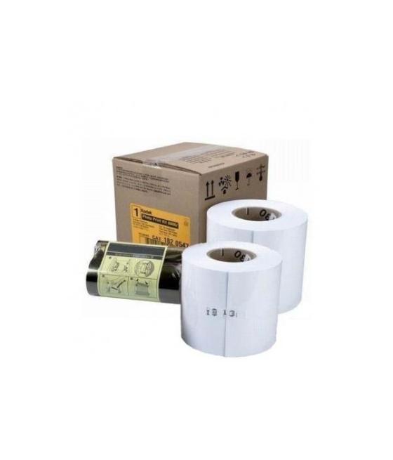 Kodak papel térmico 6800/6850 2 rollos x total 750/375 fotos de 10x15/15x20 para impresora 6800/6850/6900