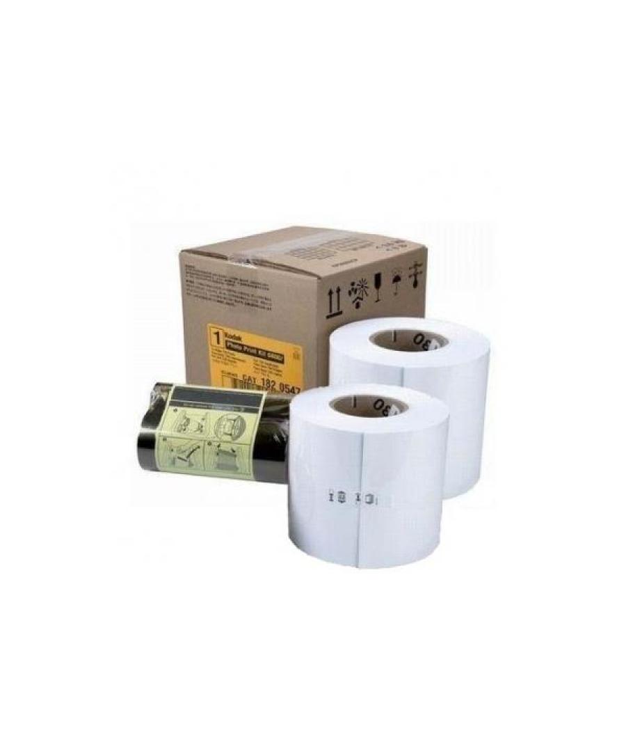 Kodak papel térmico 6800/6850 2 rollos x total 750/375 fotos de 10x15/15x20 para impresora 6800/6850/6900