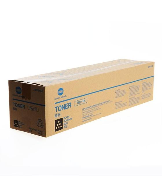 Konica-minolta toner negro bizhub/pro c654, c654e,c754, c754e, c650,750 - tn711bk