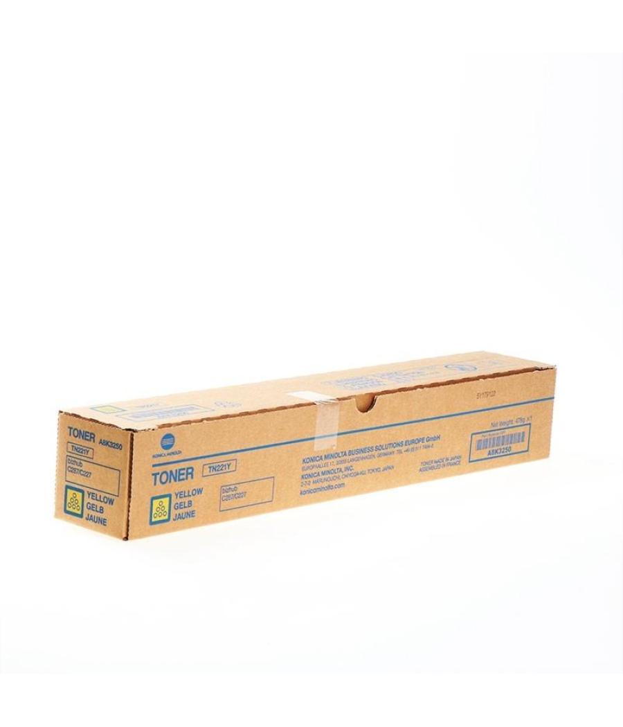 Konica-minolta toner amarillo bizhub c227, c287 - tn221y