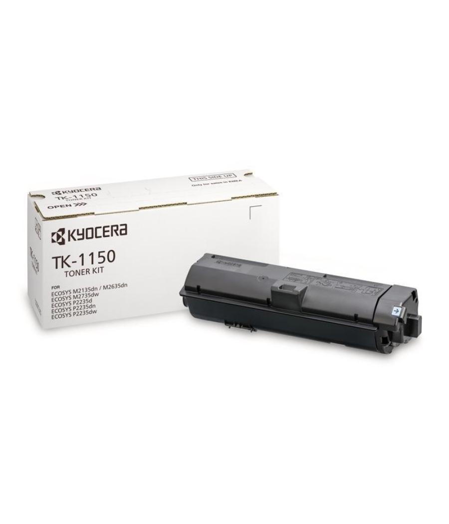 Kyocera-mita toner negro ecosys m2135dn/p2235dn/p2235dw/p2235d/m2635dn/m2735dw -tk1150