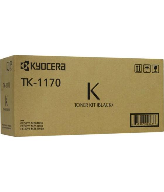 Kyocera-mita toner negro ecosys m2640idw, 2540dn, 2540dne, 2540dnw, 2040dn, 2540 series - tk-1170