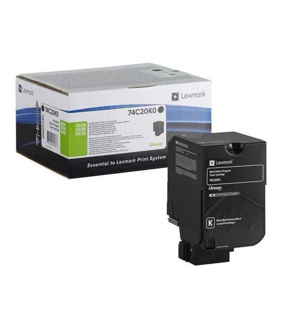 Lexmark toner negro cs720, cs725, cx725 retornable