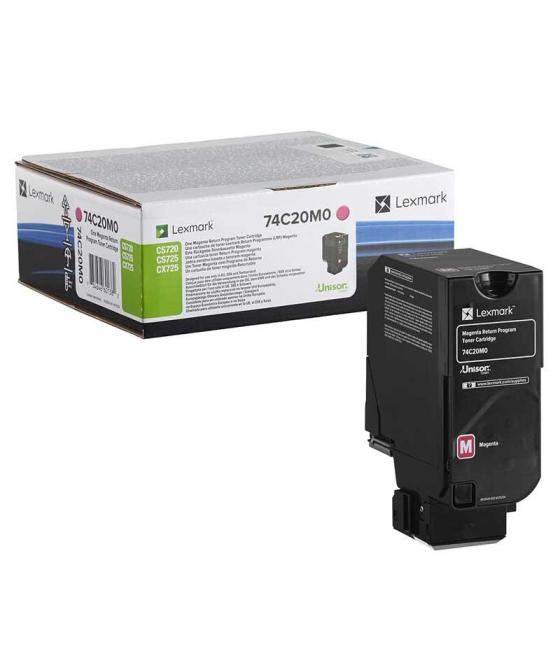 Lexmark toner magenta cs720, cs725, cx725 retornable