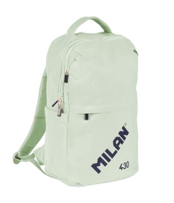 Milan mochila urbana compacta con cierre de seguridad 15l colección 430 since 1918 verde