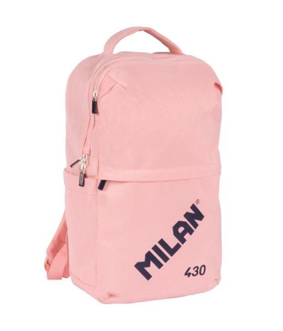 Milan mochila urbana compacta con cierre de seguridad 15l colección 430 since 1918 rosa
