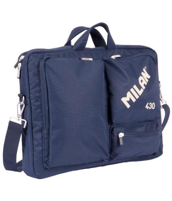 Milan maletín para portátil 17 colección 430 since 1918 azul