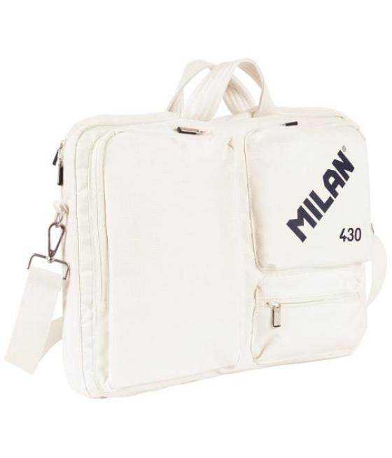 Milan maletín para portátil 17" colección 430 since 1918 beige