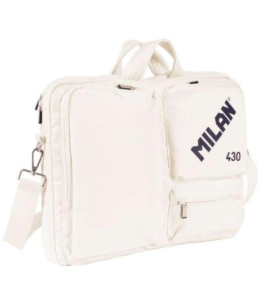 Milan maletín para portátil 17" colección 430 since 1918 beige