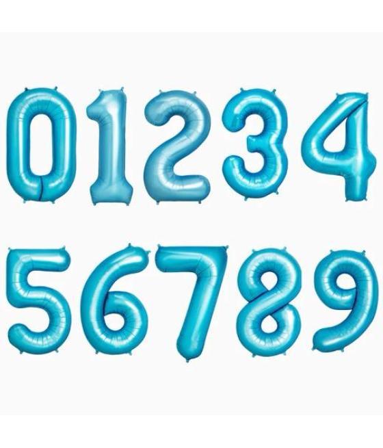 Oh yeah globo poliamida nº7 100cm azul pastel