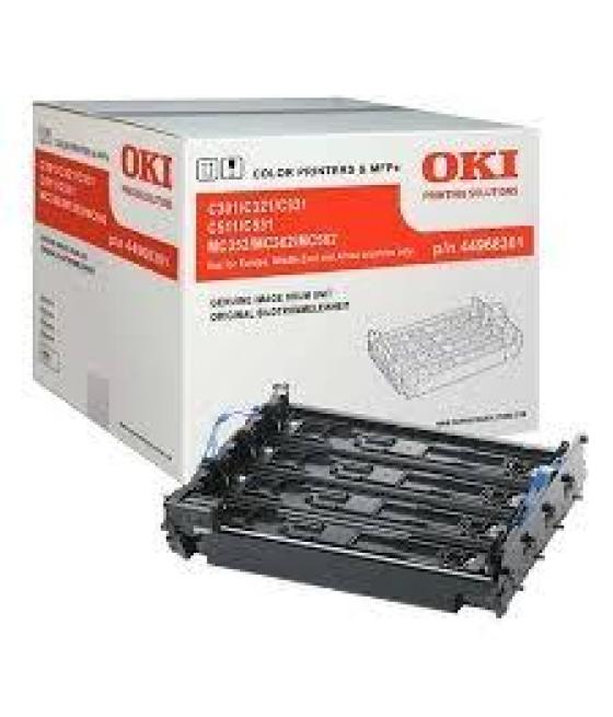 Oki unidad de imagen c301/c321/c331/c332/c511/c531 (negro 30.000 copias - color 20.000 copias)