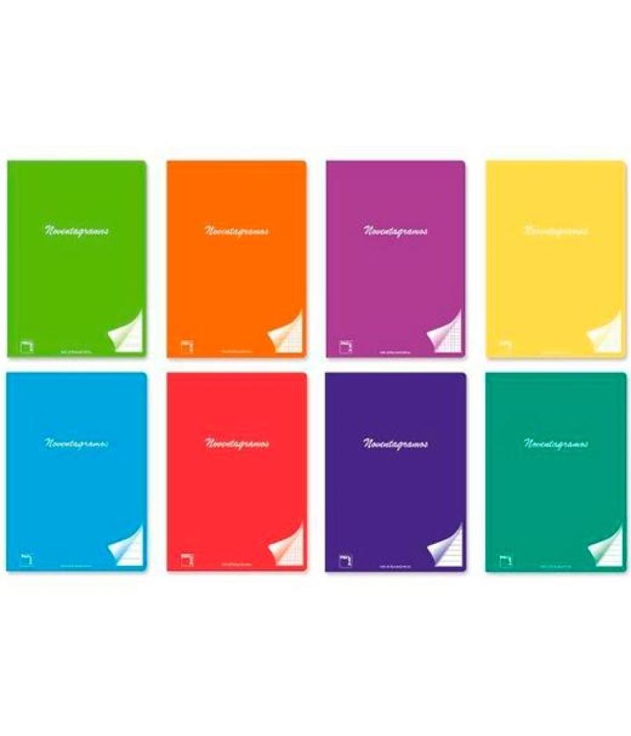 Pacsa libreta noventagramos 48 hojas 4x4 tapas cartulina plastificada a5+ 90gr 8 c/surtidos -6u-