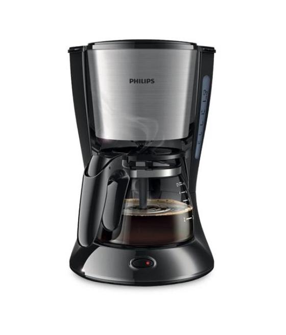Philips cafetera de goteo 700w plata y negro