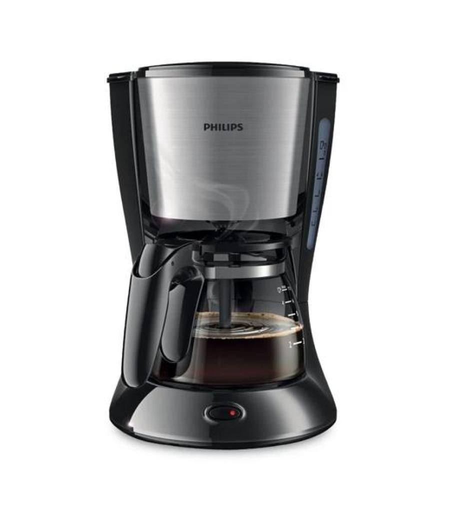 Philips cafetera de goteo 700w plata y negro