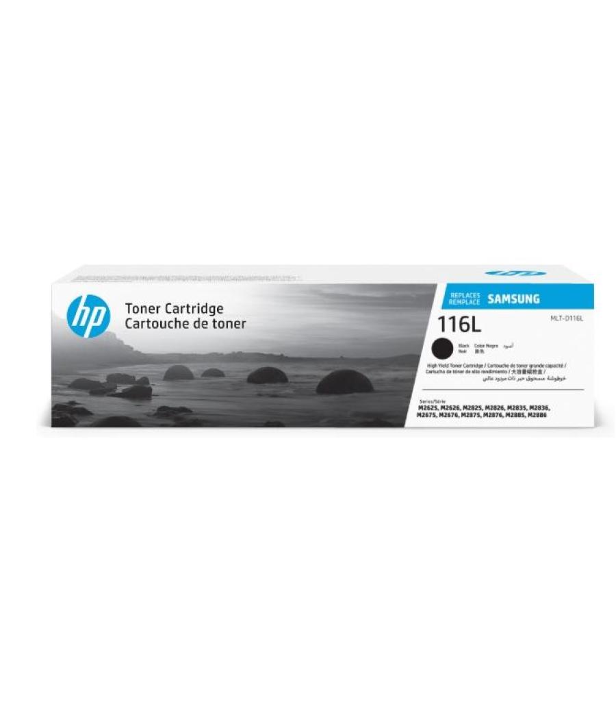 Hp - samsung toner negro m2625/2825, m2675/2875 - mltd116l *alta capacidad*
