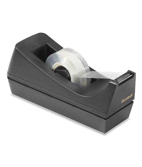 Scotch dispensador para rollos negro de 33 metros