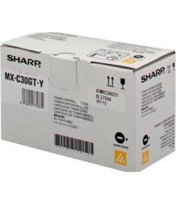 Sharp toner amarillo mxc- 250 f, 300p, 300w,301w, 300 series