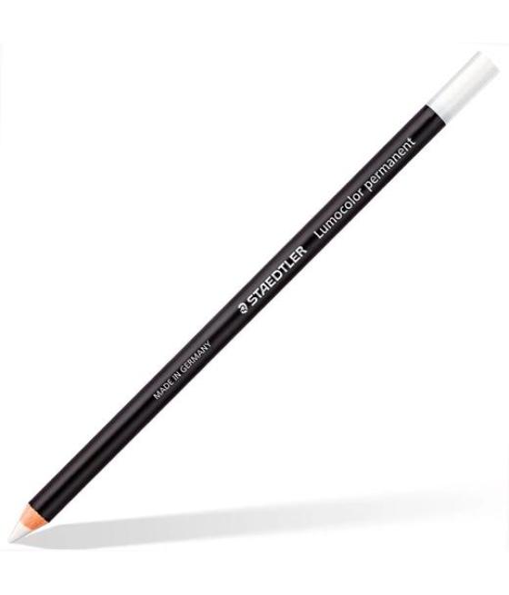 Staedtler marcador permanente en seco lumocolor glasochrom blanco