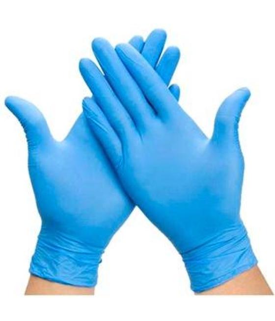 Caja de guantes de vinilo sin polvo multiusos talla l -100u-