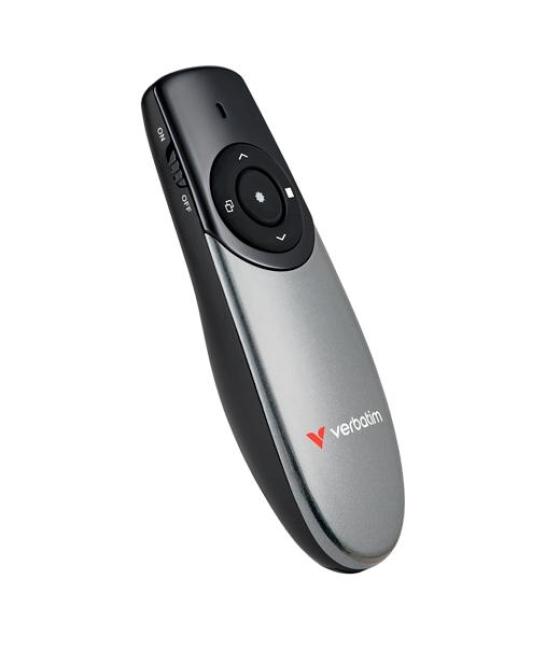 Verbatim puntero focus laser rojo inalámbrico gris