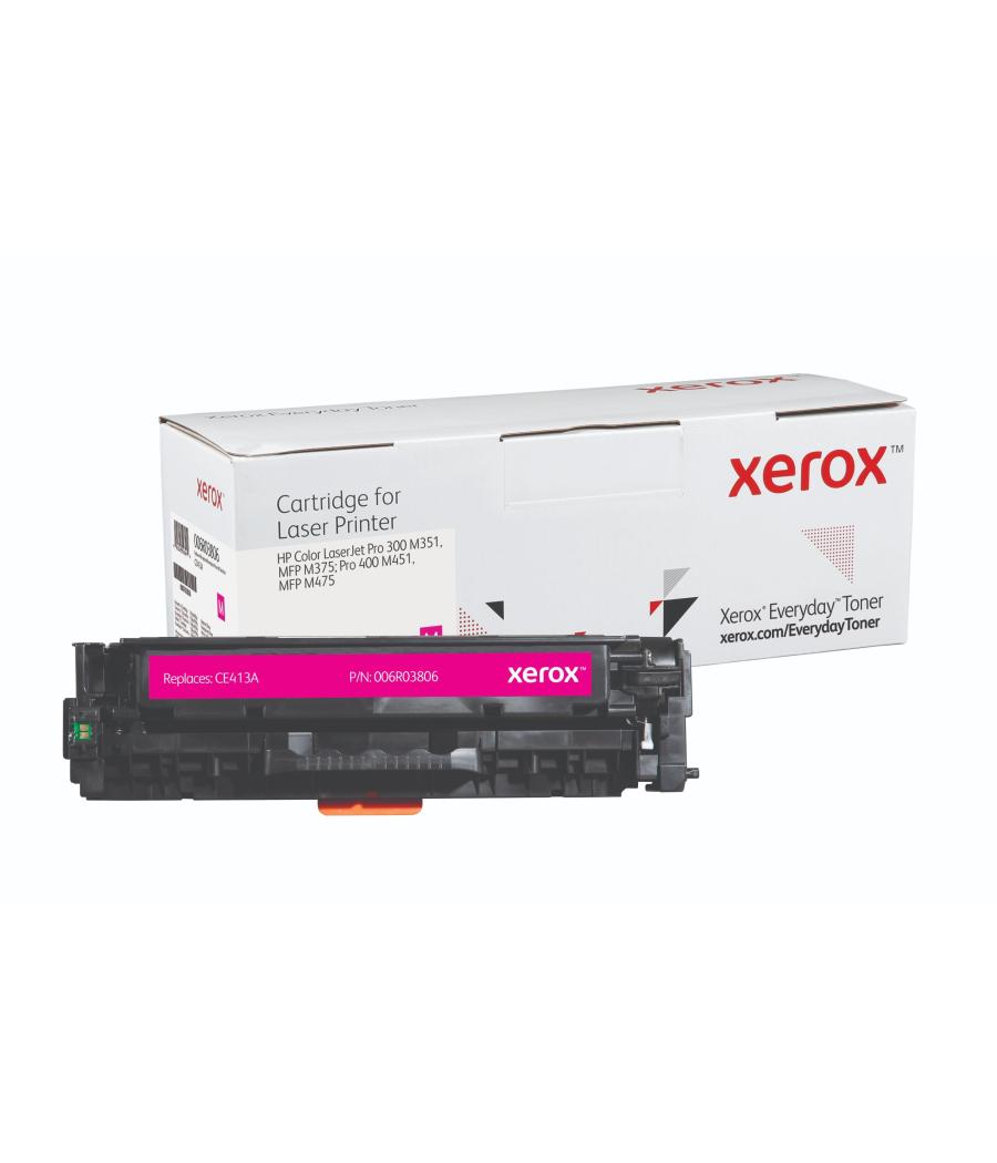 Xerox everyday toner magenta para laserjet pro 300/400 color - m 351a - mfp m375 nw/m451dn/dw/nw - 305a - ce413a