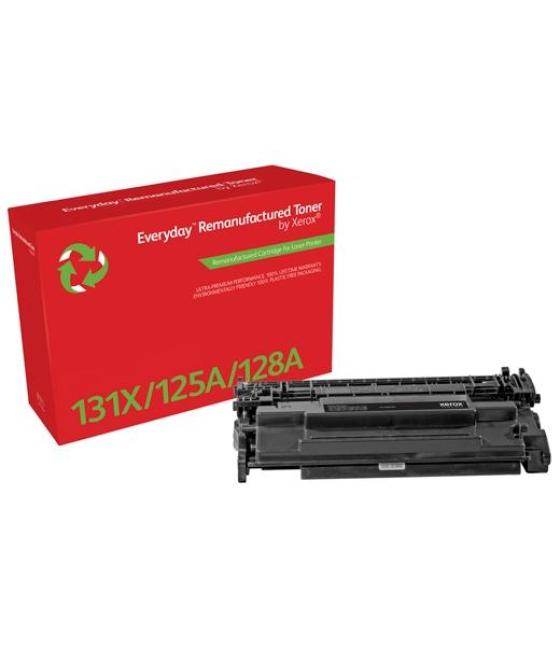 Xerox everyday remanufactured toner negro para hp 131x/125a /128a - color laserjet pro 200 m251 - cf210x - cb540a - ce320a