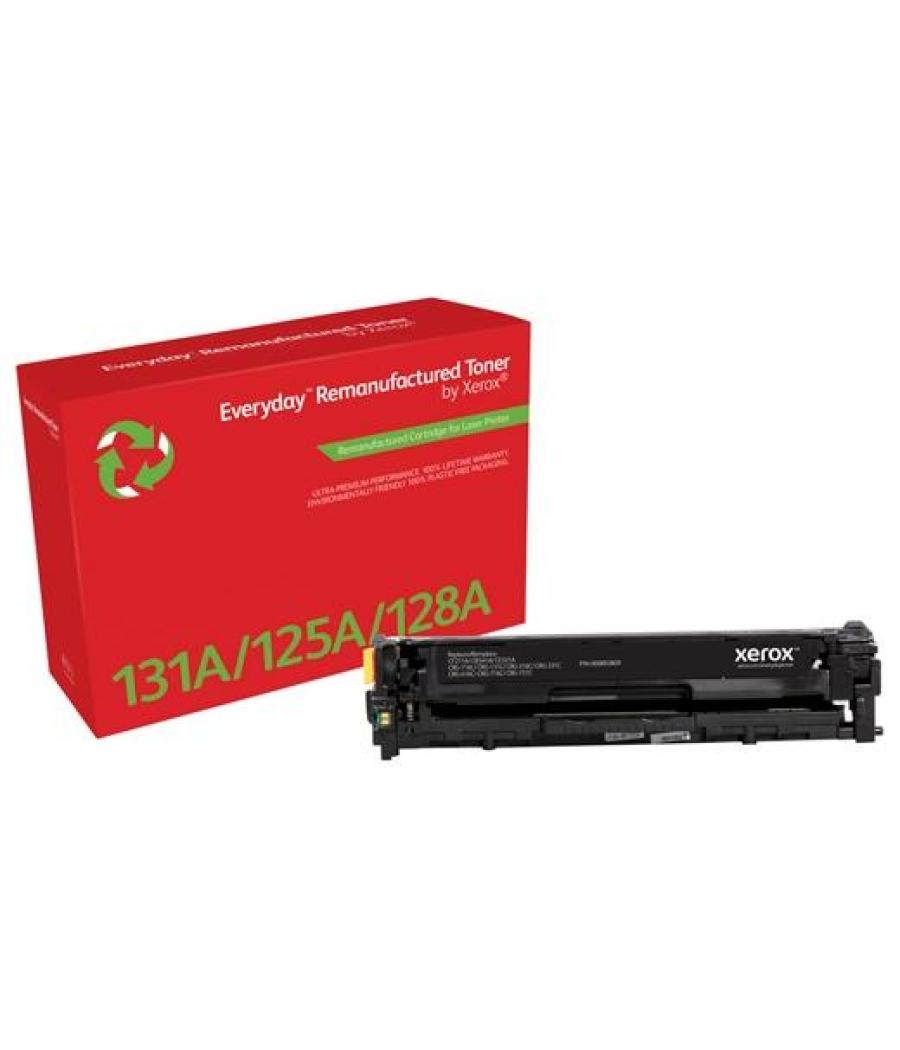 Xerox everyday remanufactured toner cyan para hp 131a / 125a / 128a color laserjet pro 200 m251 cm1312 (cf211a/ cb541a/ ce321a/ 