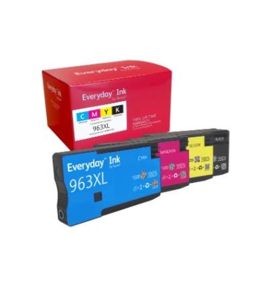Xerox everyday remanufactured multipack tinta bk/c/m/y para hp 963xl - pack 4 colores