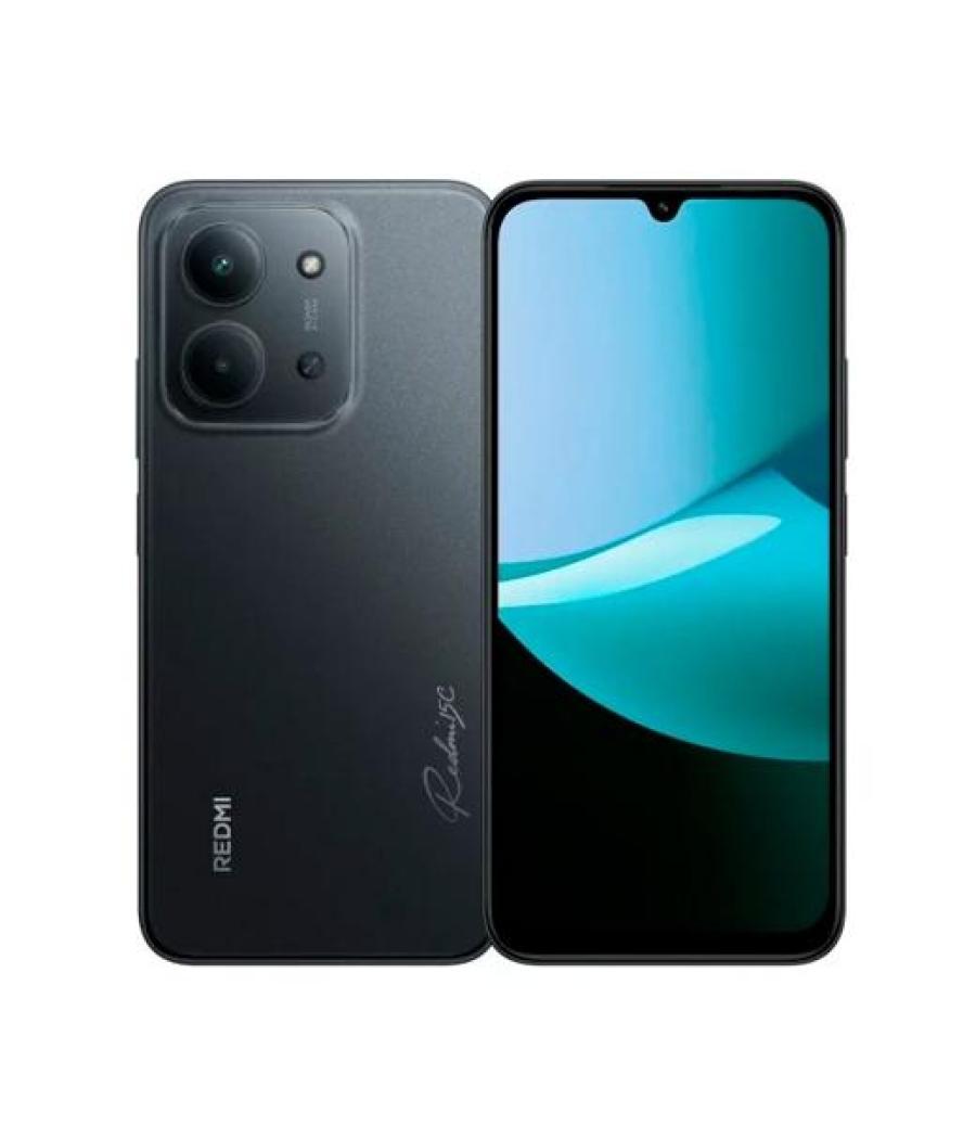 Xiaomi smartphone redmi 15c 4gb/256gb 6.90" de pantalla nfc 4g dual sim negro medianoche