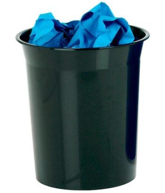 Archivo 2000 papelera de plástico archivo 2000 capacidad 14 litros 280x310 mm negro