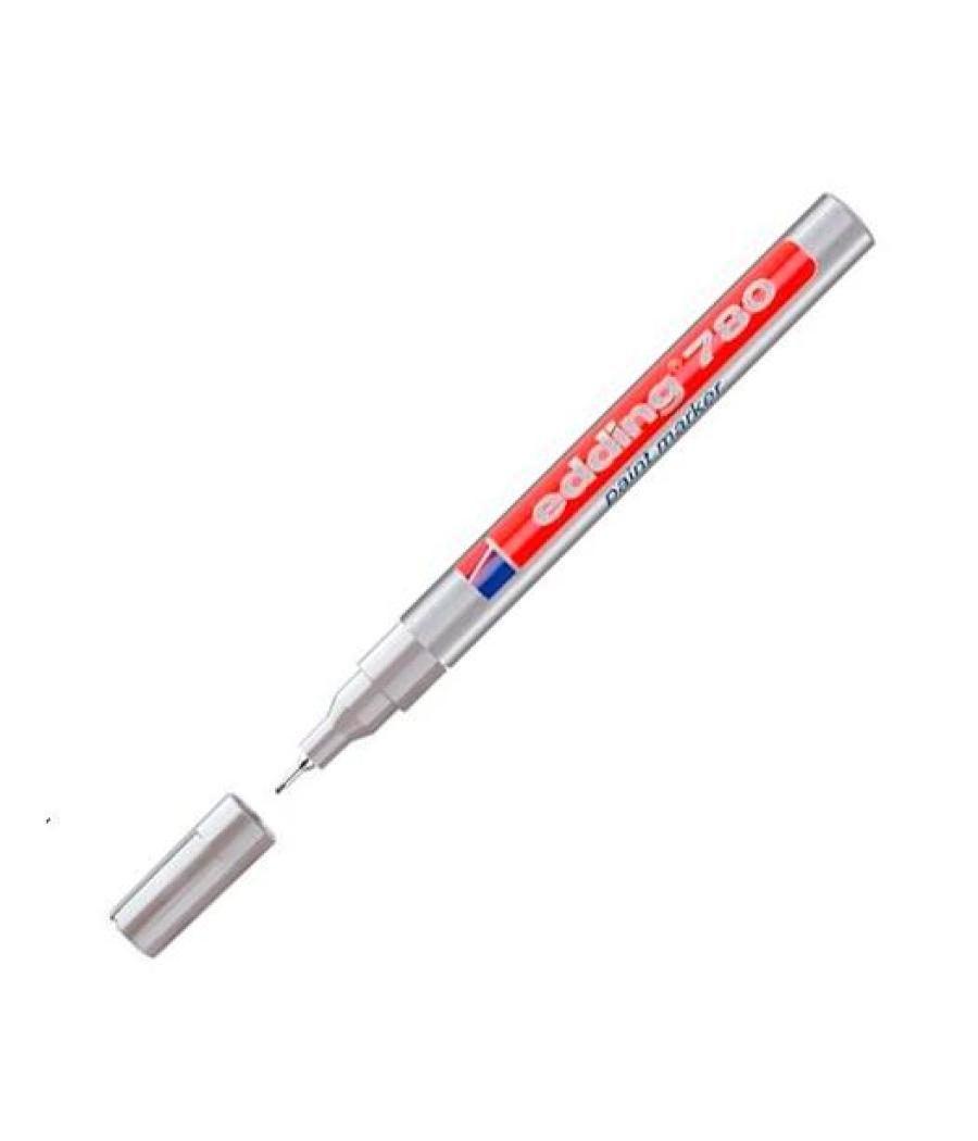 Edding marcador permanente 780 plata