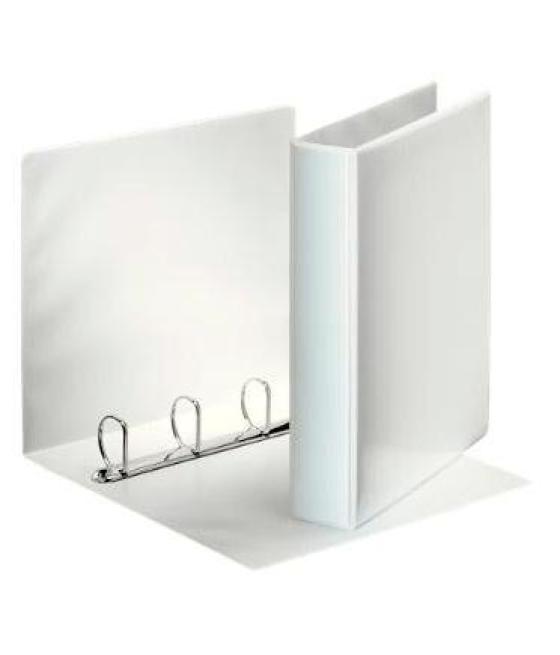 Esselte carpeta canguro básica personalizable 4 anillas mixtas 50mm a4 pp blanco