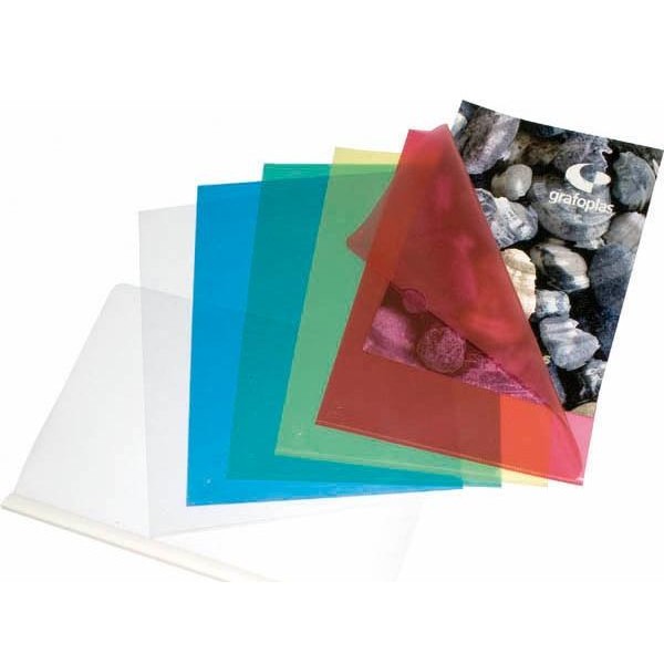 Grafoplas dossier uñero pp 110 micras folio transparente -100und-
