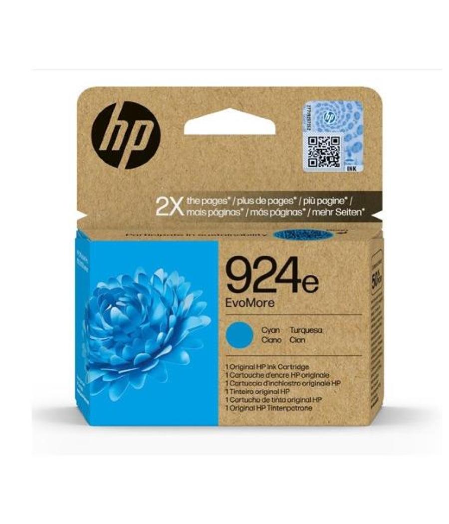 Hp tinta cian 800p officejet pro 8120, 8130 series - 924e (alta capacidad xl)