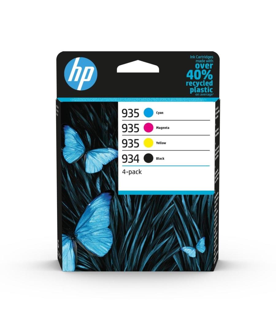 Hp tinta bk, c, m, y, officejet pro 6200, 6800 series - nº 934/5 *pack de 4*