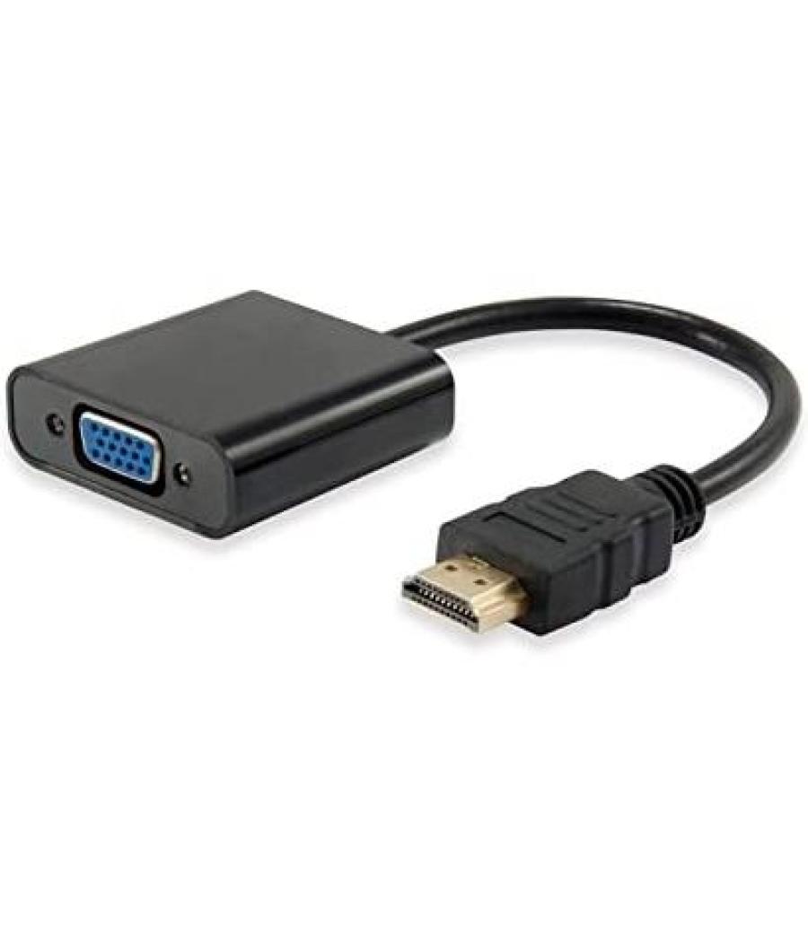 Nilox cable adaptador hdmi macho a vga hembra negro
