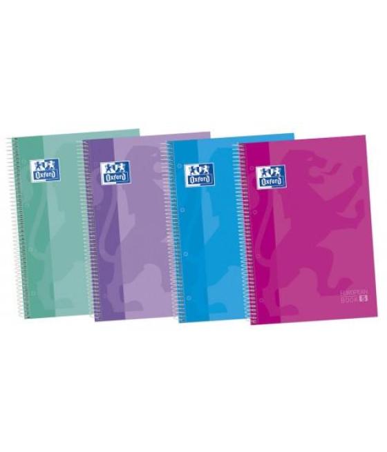Oxford cuaderno classic europeanbook 5 write&erase 120h a4+ 5x5 microperforado t/extradura colores tendencia