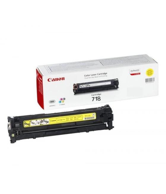 Canon toner amarillo lbp 7200cdn - serie mf 83xx - crg 718y