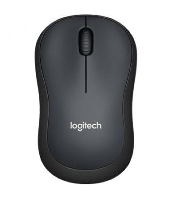 Logitech ratón m220 inalámbrico 1000dpi ambidiestro negro