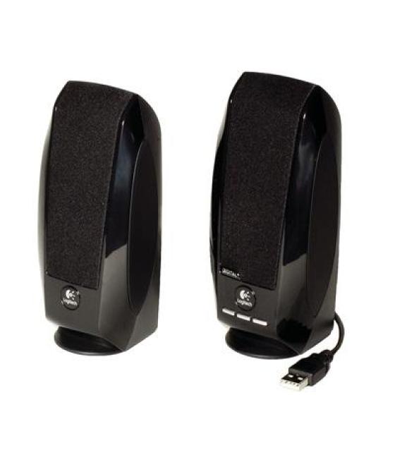 Logitech altavoces estereo compactos s150 usb negro